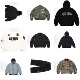  Supreme Zippered Long-Sleeve Jacket-4804